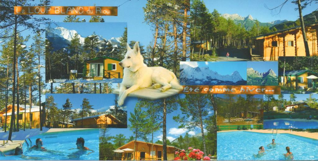 Parc Residentiel De Loisir : Le Loup Blanc Du Riou Hotel Barcelonnette Exterior photo